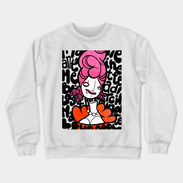 Marie Antoinette Crewneck Sweatshirt by VanessaTeodoro